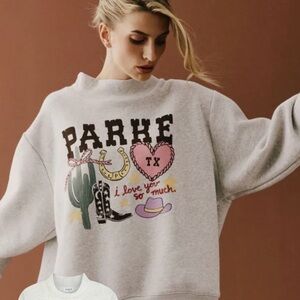 Parke Women's Gray Graphic Sweater